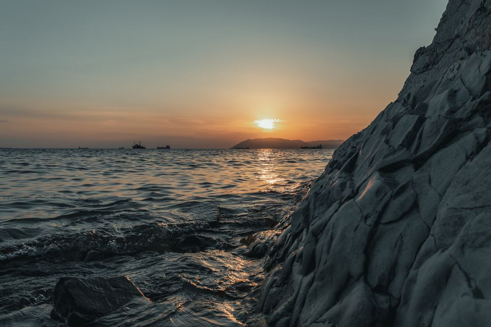 Закат на Черном море