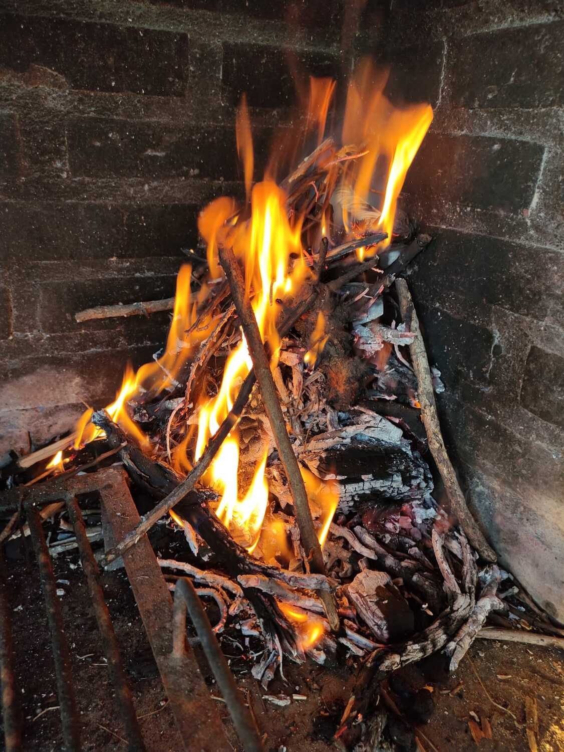 Fogata para entrar en calor.