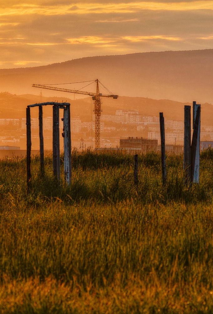 В лучах заката