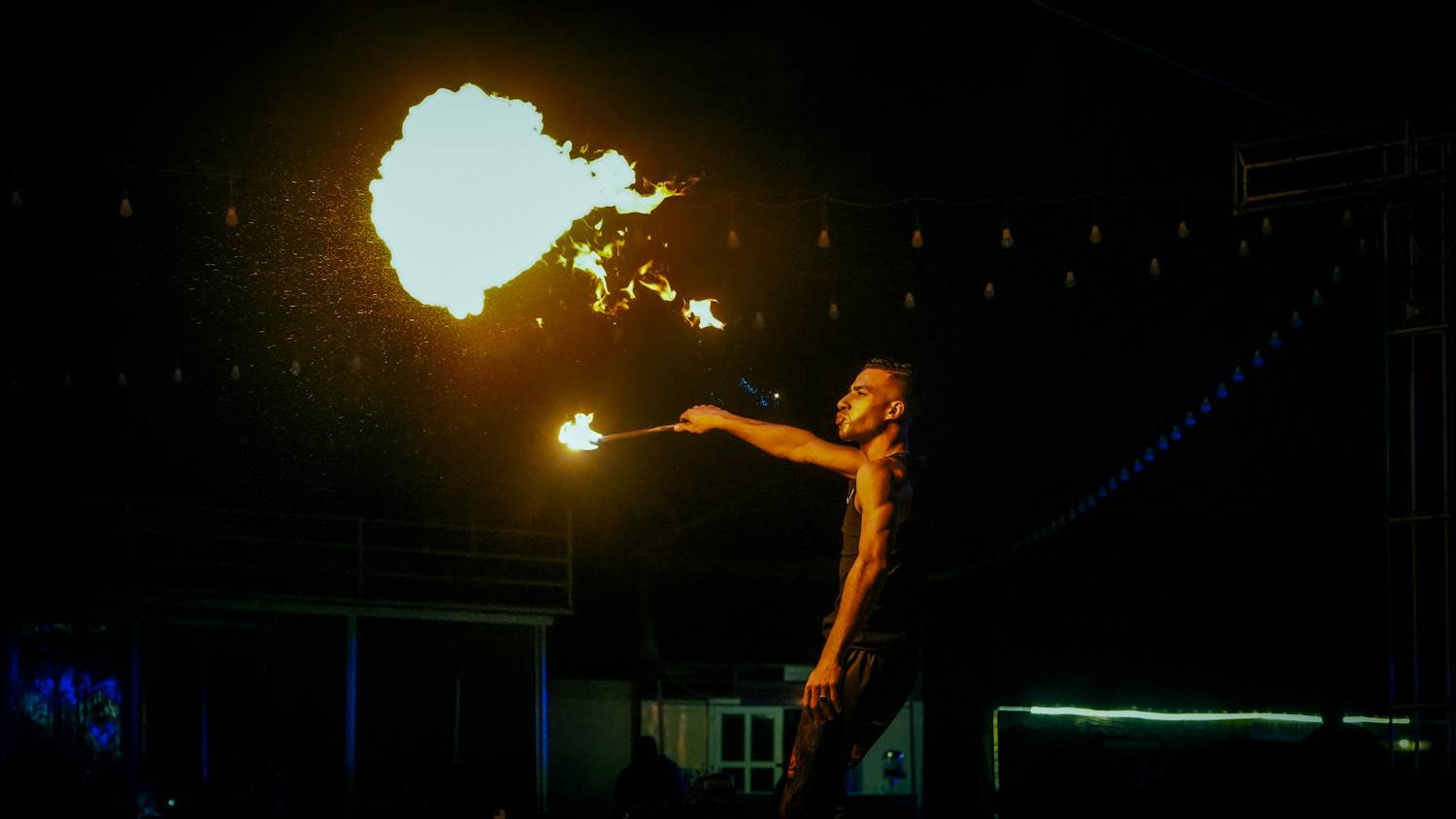 In the fire