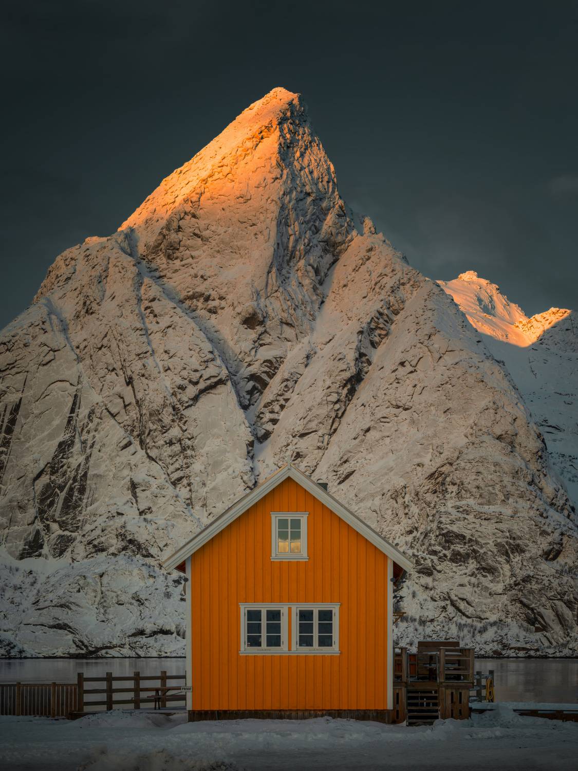 yellow house