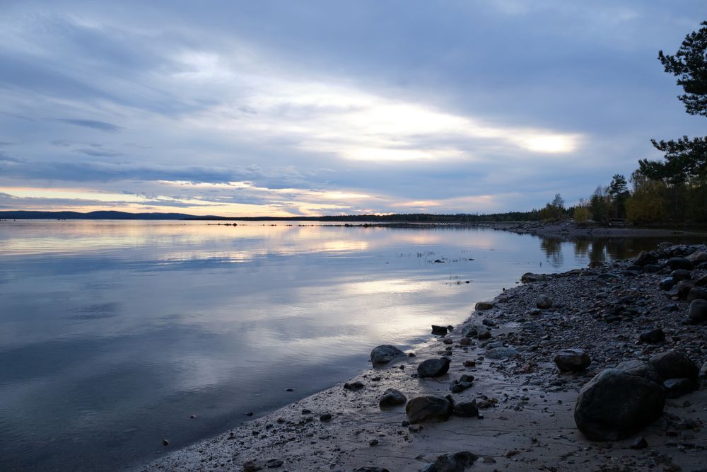 Закат на севере.