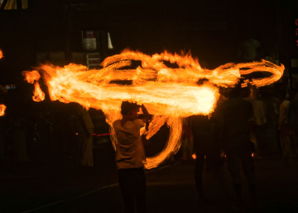 The night reveals the fire people hide by daylight.