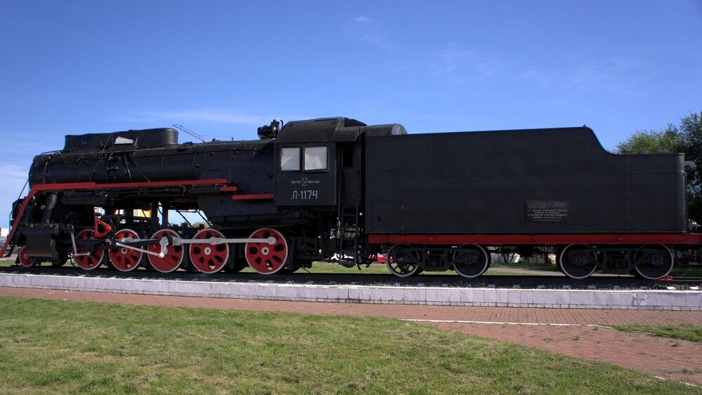 Паровоз Л-1174 с заводским номером 1174