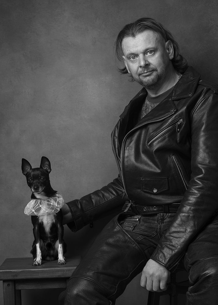 Biker and his soul