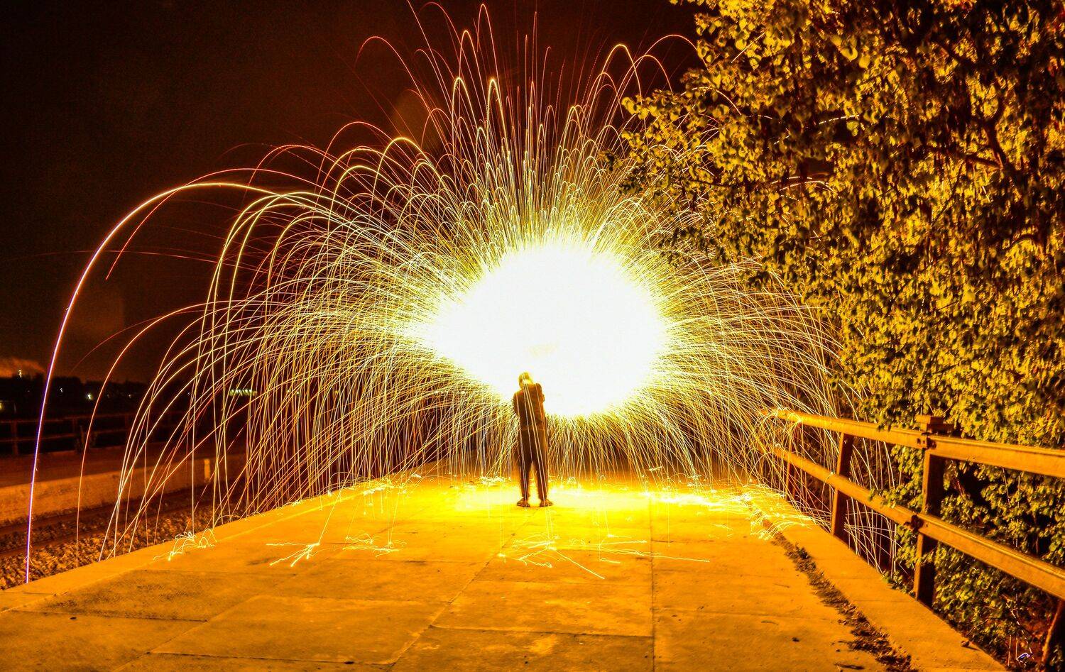 The Sparkler Man