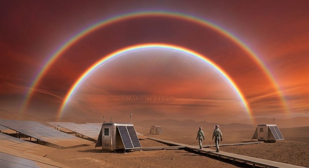 Light Domes: Atmospheric Refraction