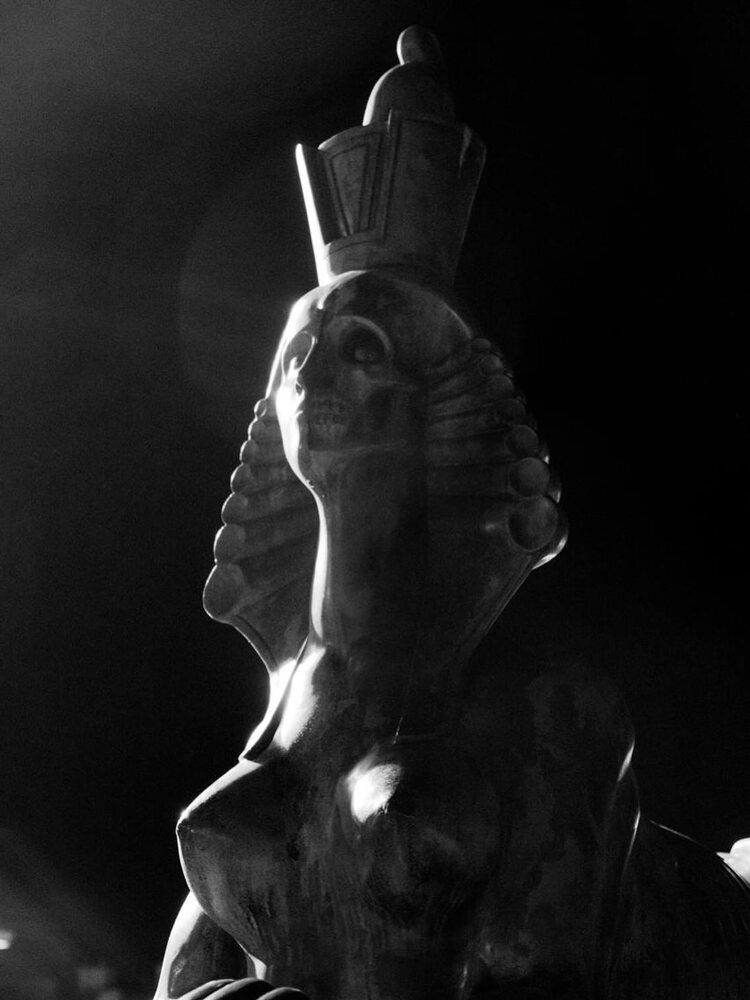 in shadow...