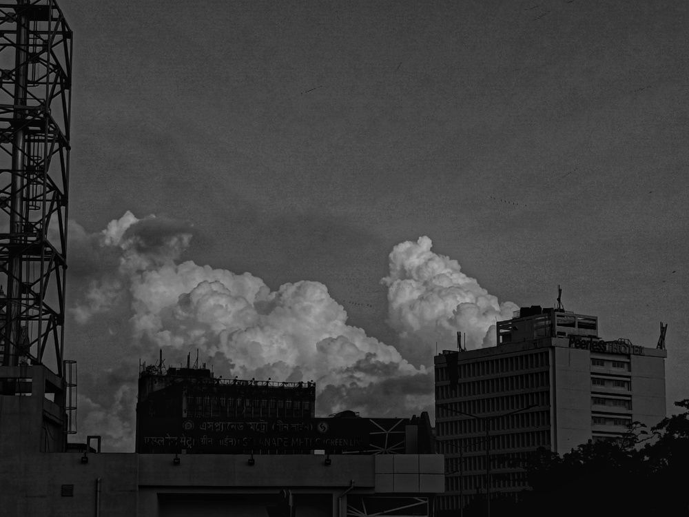 Mountain of Clouds over the city of joy