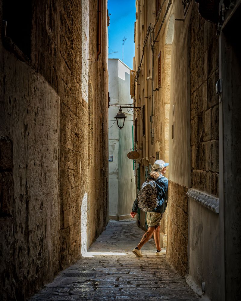 Sun-drenched corners of Monopol-Italy