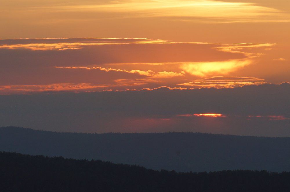 Закат на Айгире
