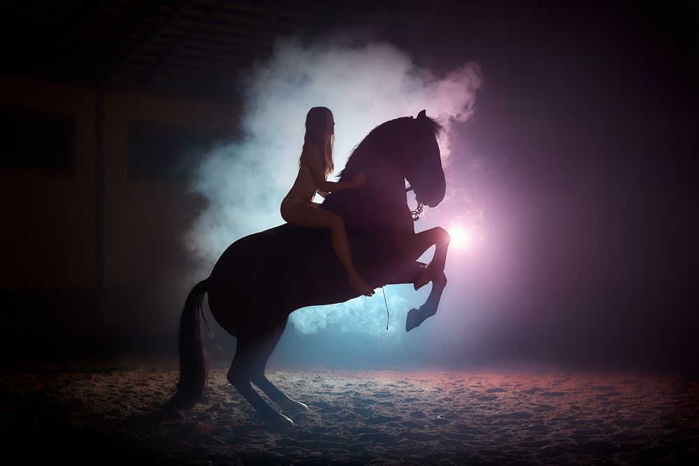 Буцефал и Алена!