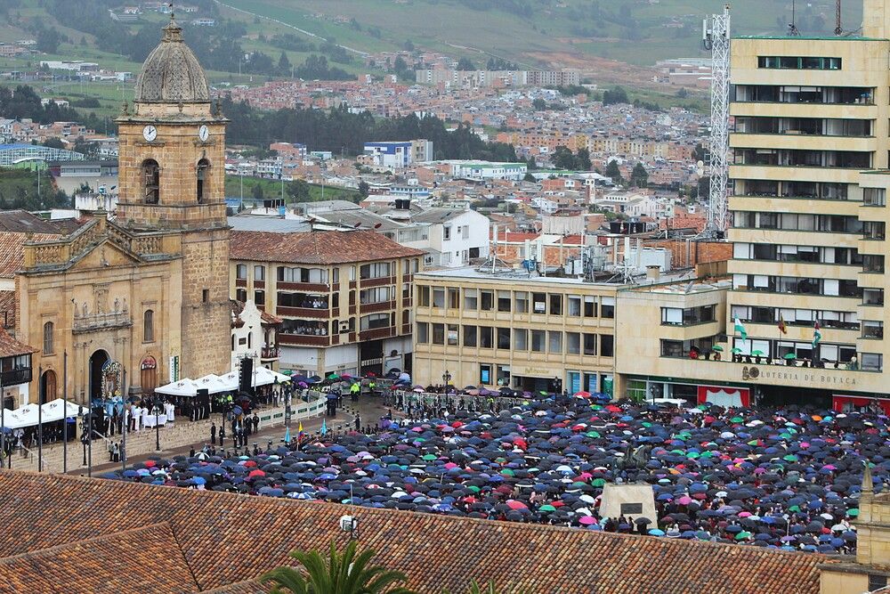 Celebración de la Virgen del Milagro en la catedral Santiago de Tunja