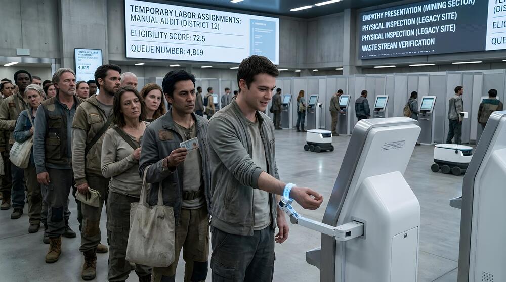 A Queue for Human Labor