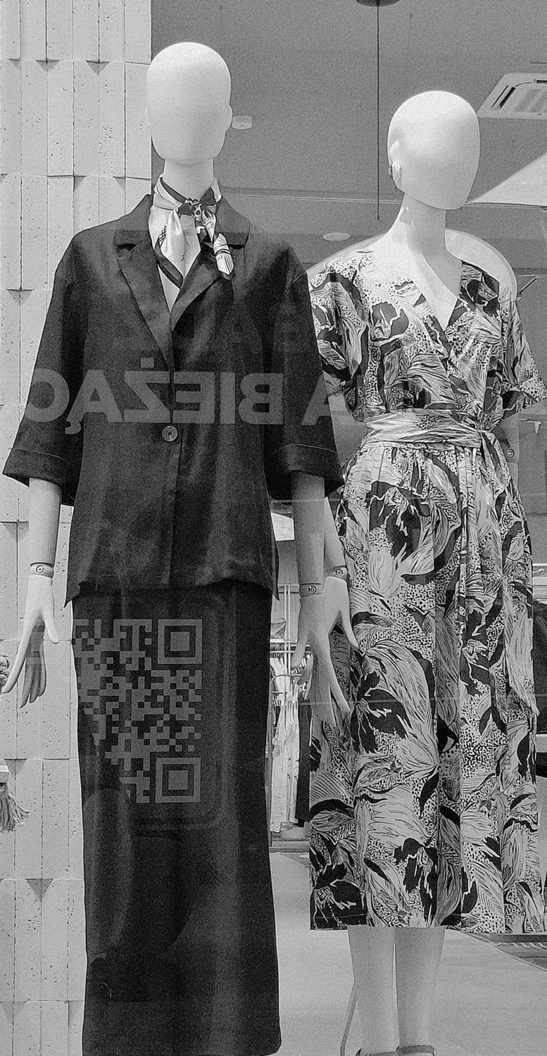 Modern barcode mannequins