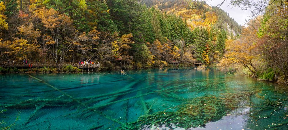 Jiuzhai Valley National Park Autumn