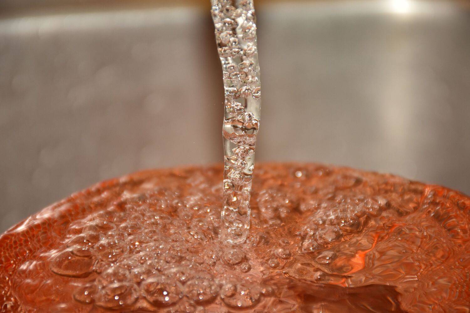 Continuous stream of water