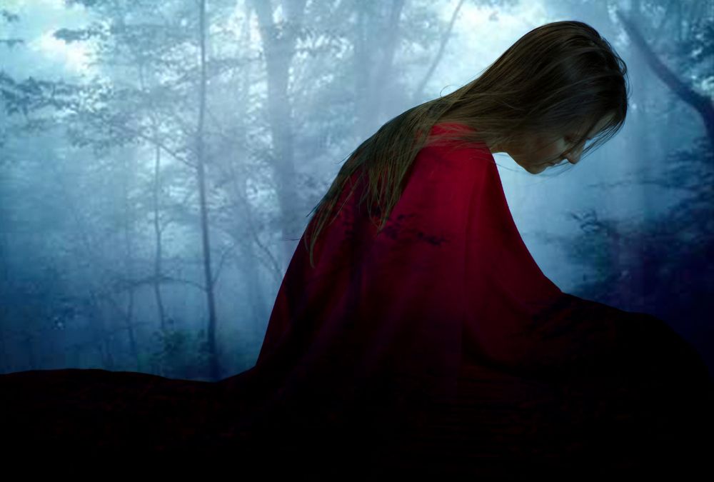 Girl in the forest