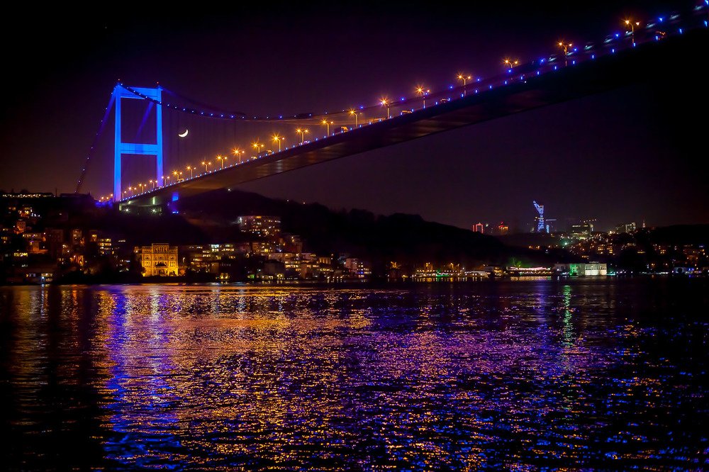 Месяц над мостом