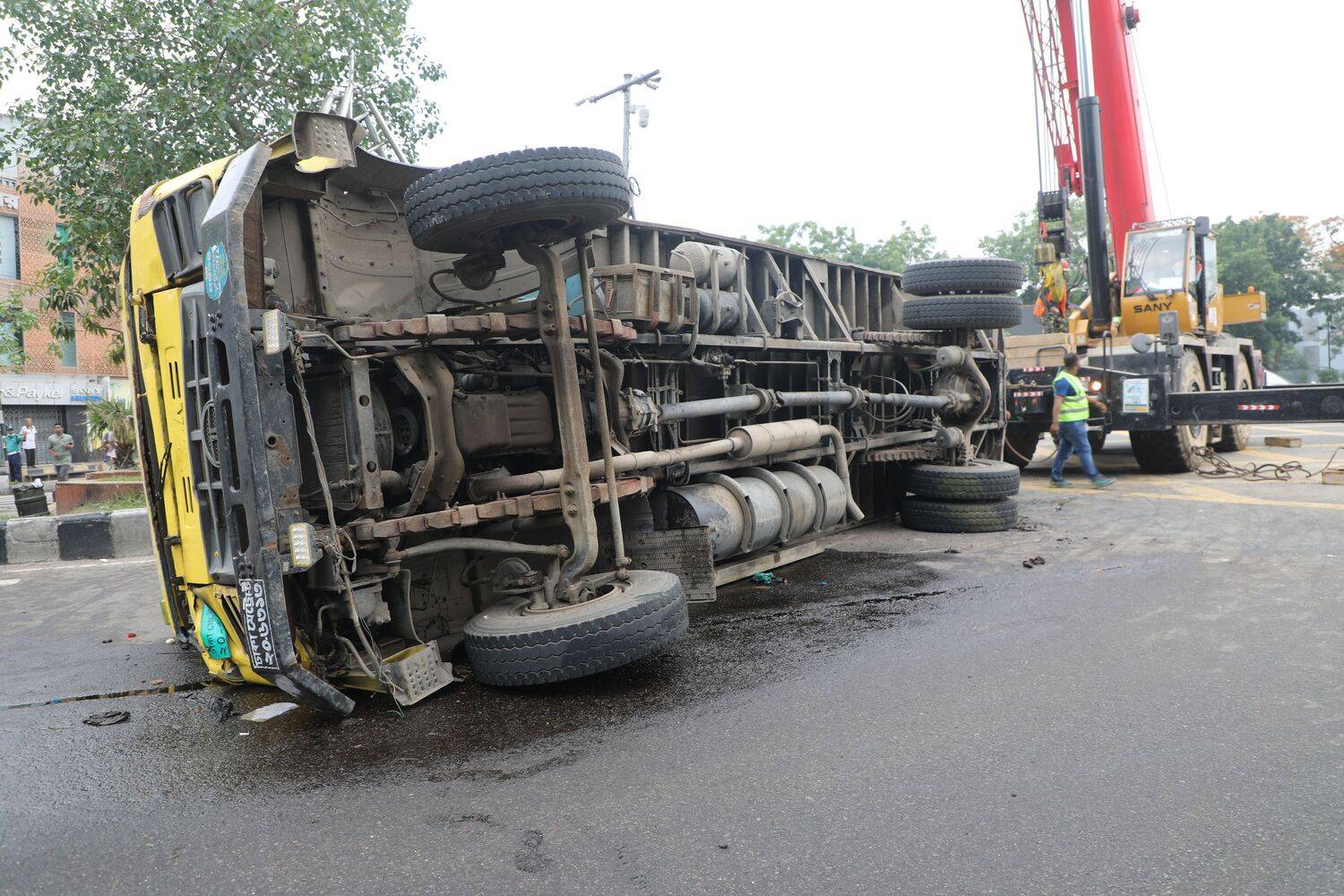 cargo truck accident