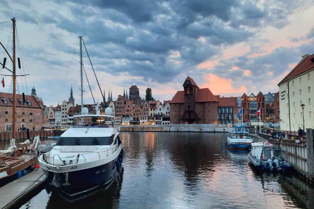 Brick, Water, Dusk