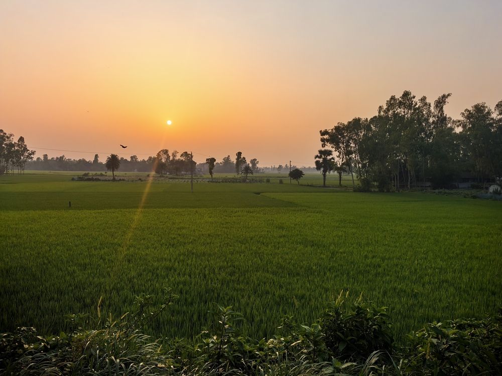 Sunset in Bangladesh