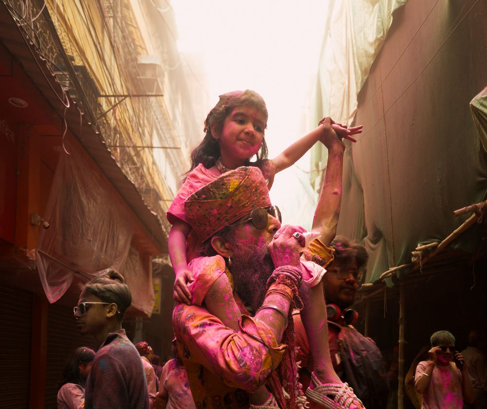 Above the Chaos: A Canvas of Joy