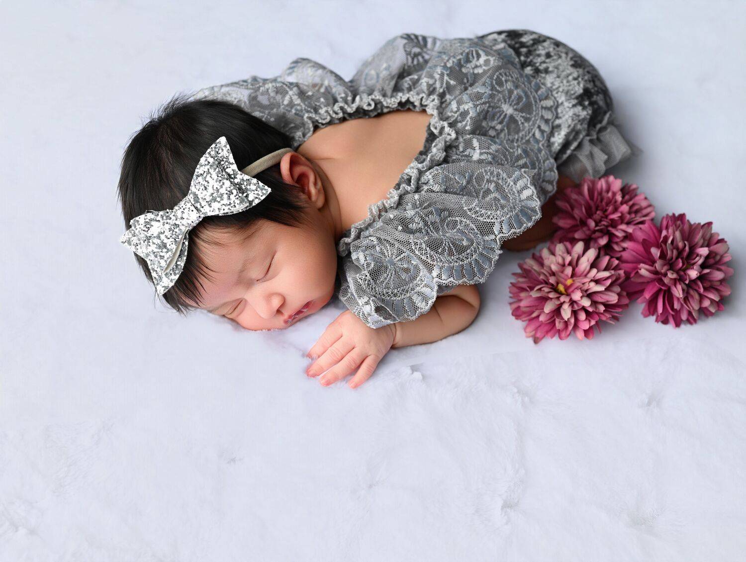 Newborn baby girl