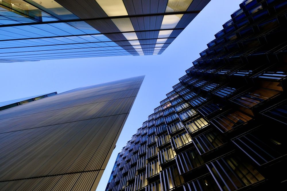 Blue corners