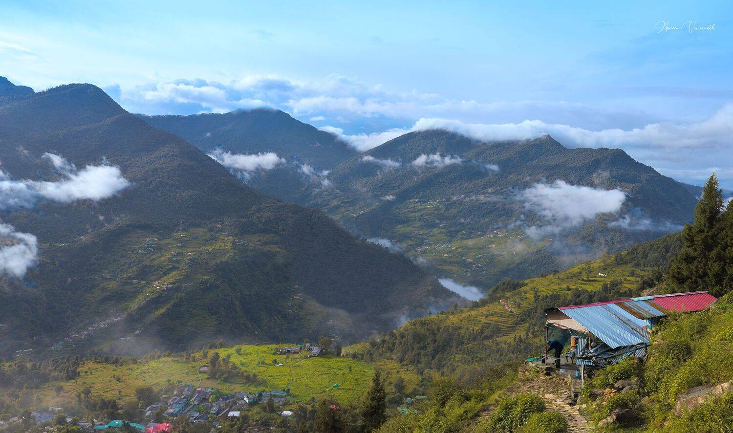 Finding peace high up in the clouds!