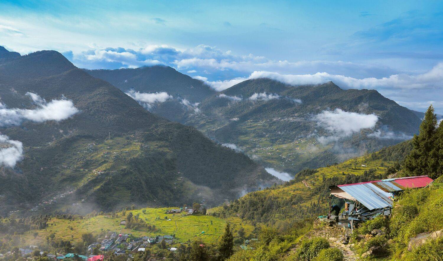 Finding peace high up in the clouds!