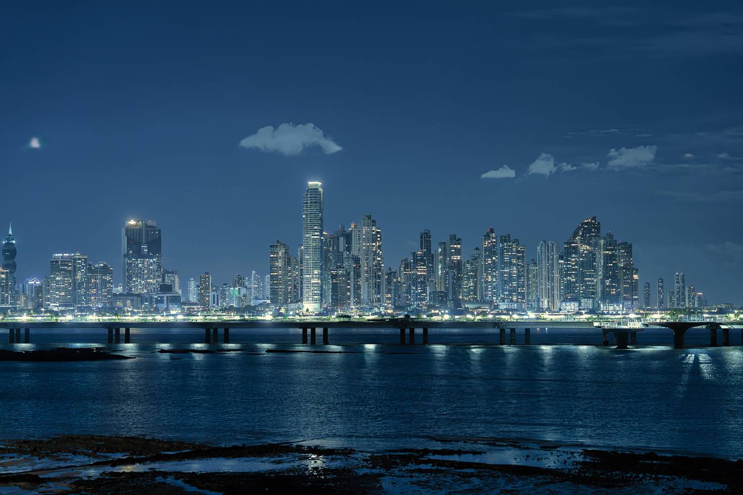 Panama City’s Electric Dusk
