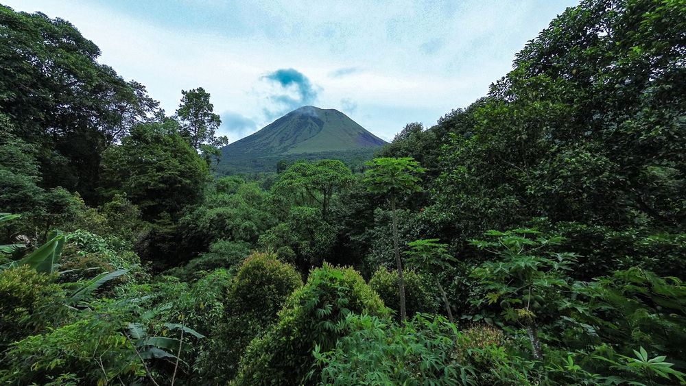 Lokon Volcano North Sulawesi Indonesia