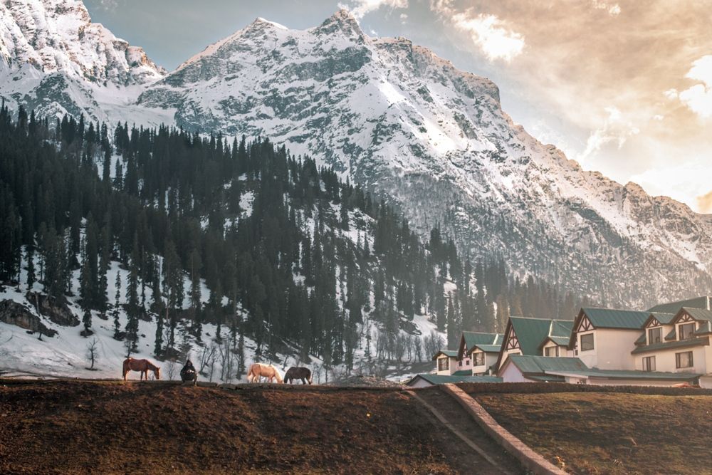Mountain in Golden Hour