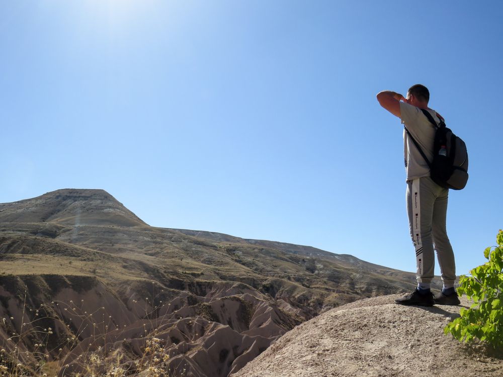 A man in Cappadocia
