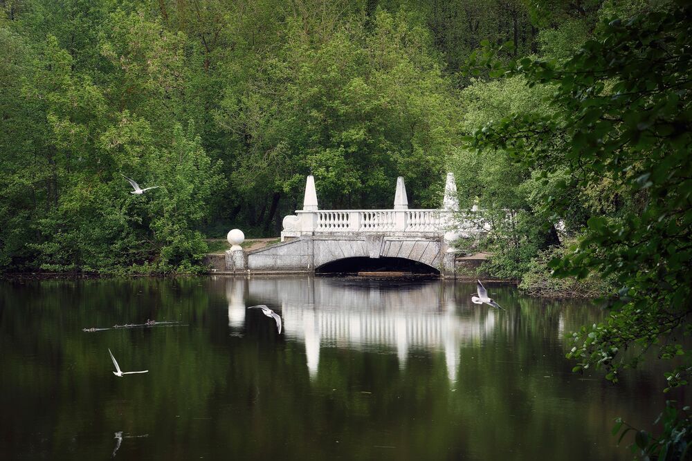 У мраморного мостика