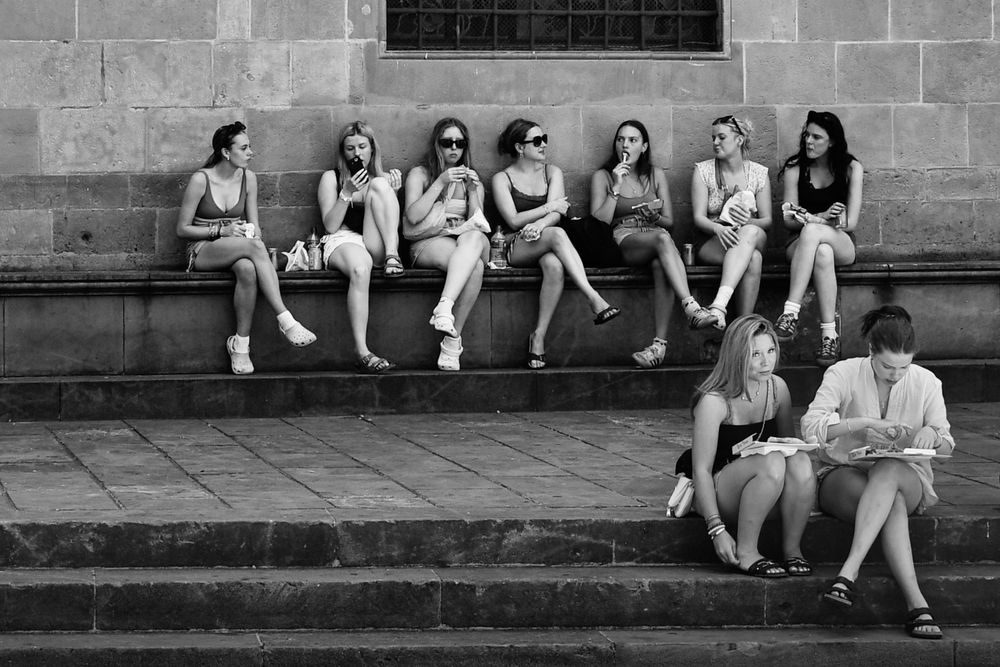 An elegant lunch break