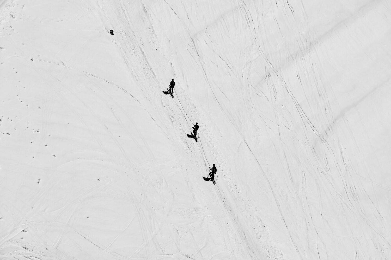 Three on the slope