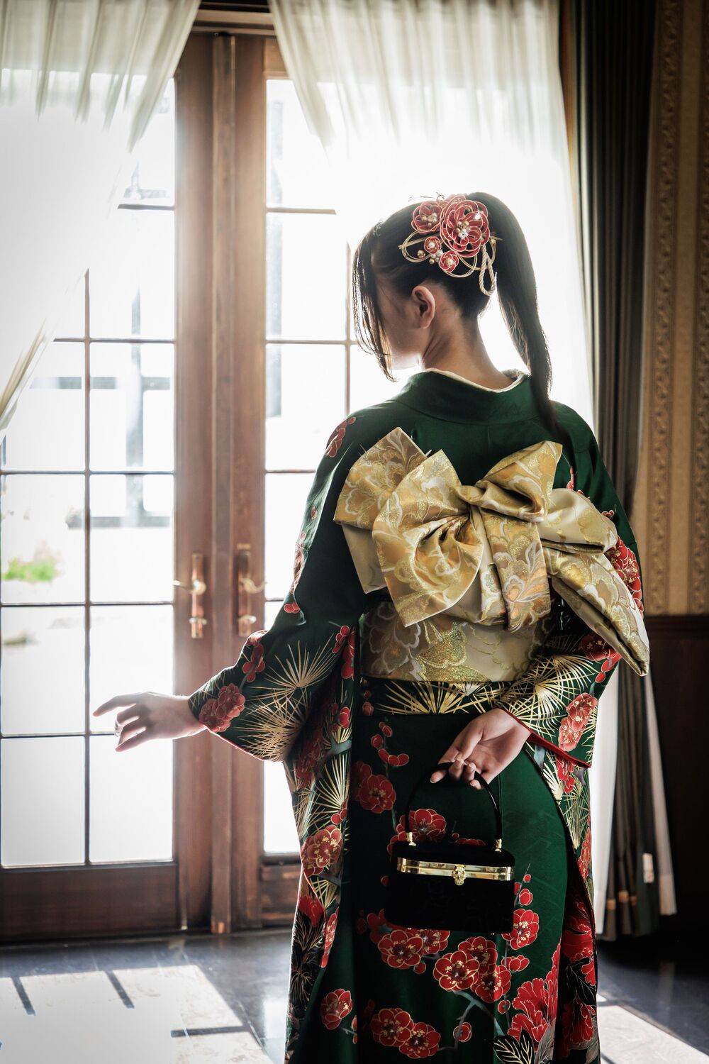 Japanese Kimono - back view
