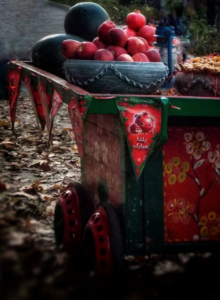 Yalda in street