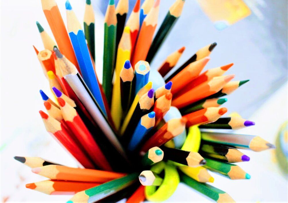Creative Colored Pencil Explosion