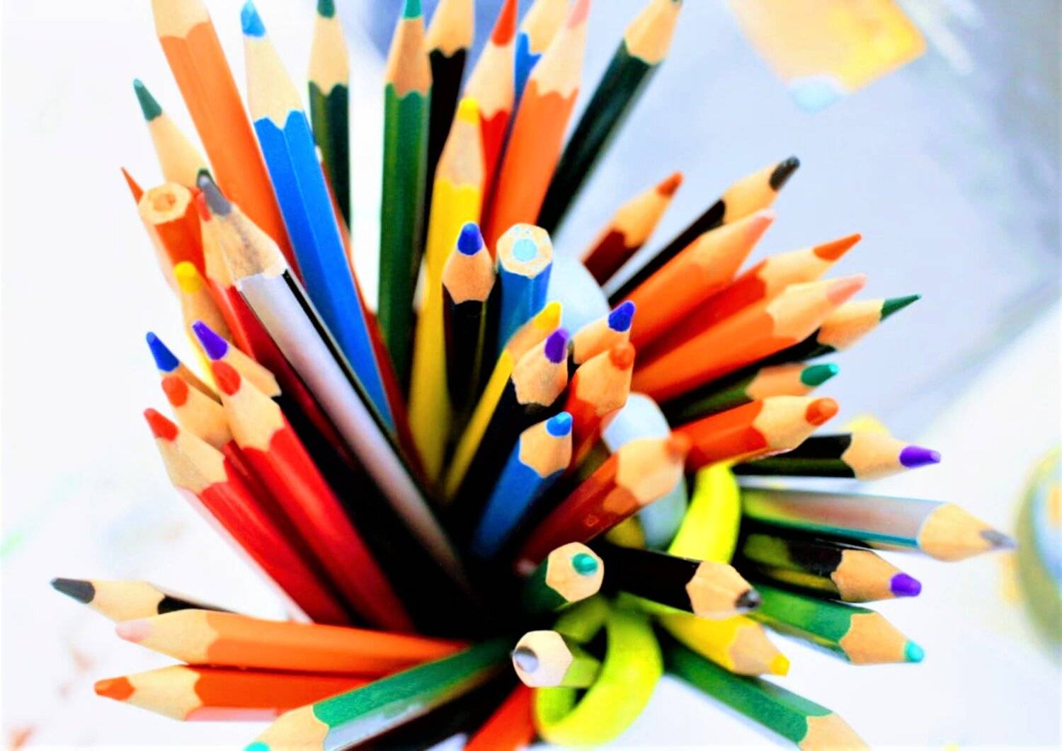 Creative Colored Pencil Explosion