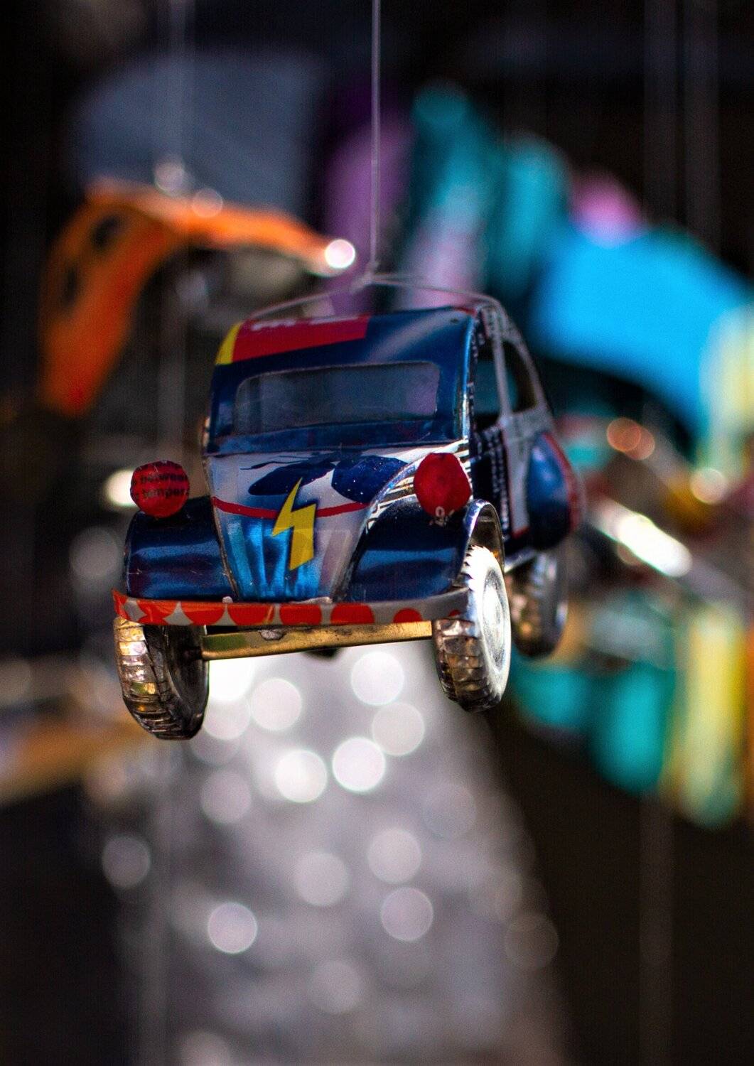 The Little Flying Beetle in the Night Market