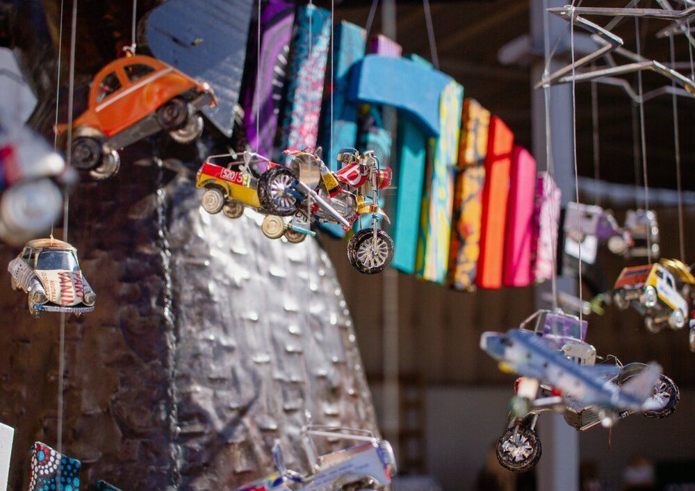 The Suspended Ballet of Miniature Vehicles