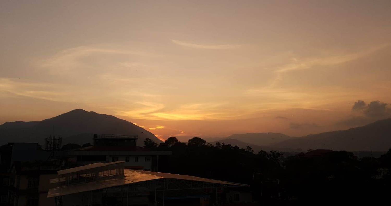 Golden Silence Over Maharajgunj