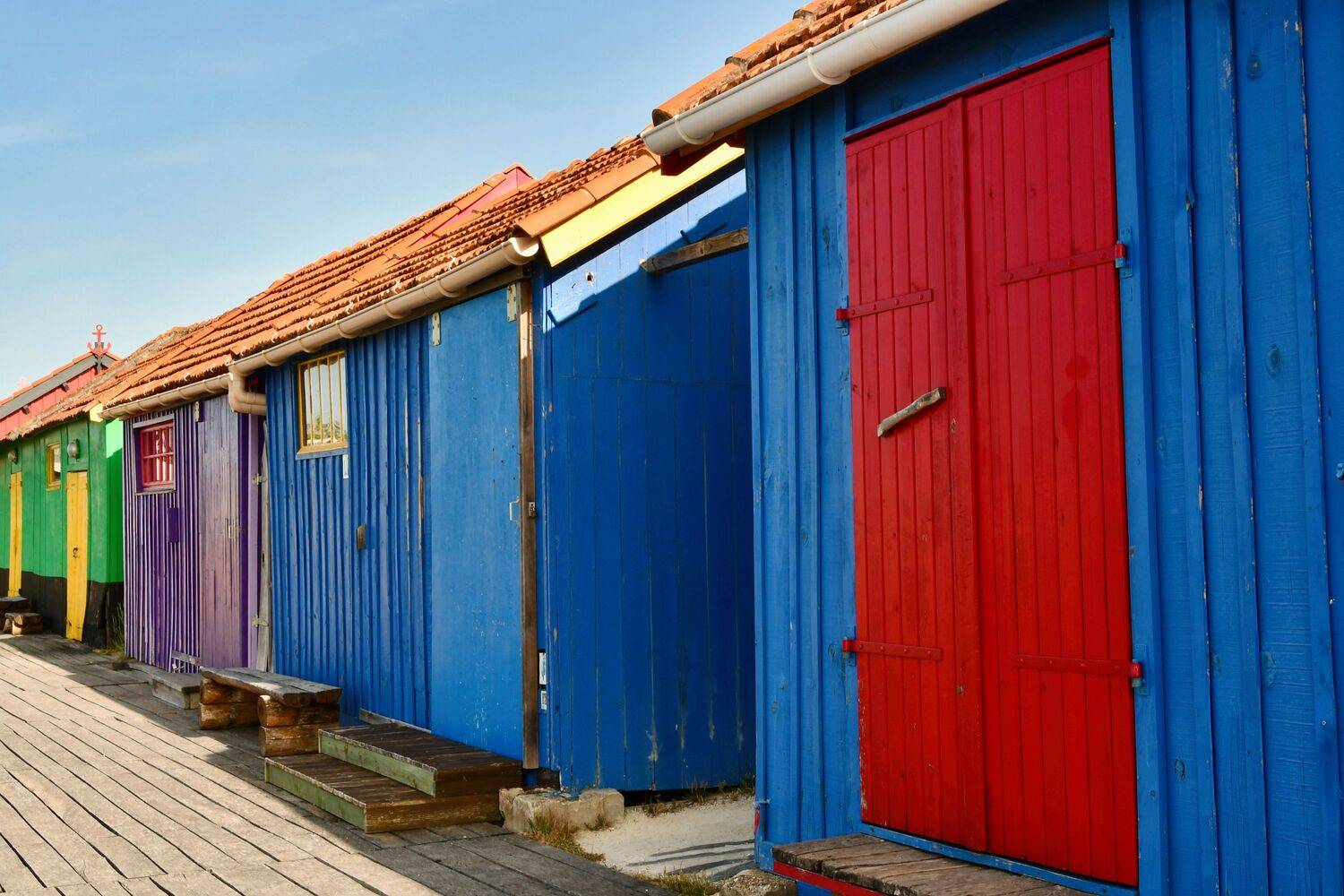 Huts on Île d’Oléron 2