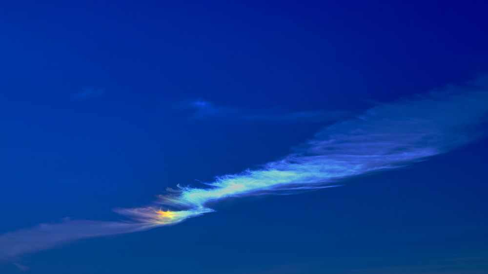 Радужное облако/Iridescènt cloud