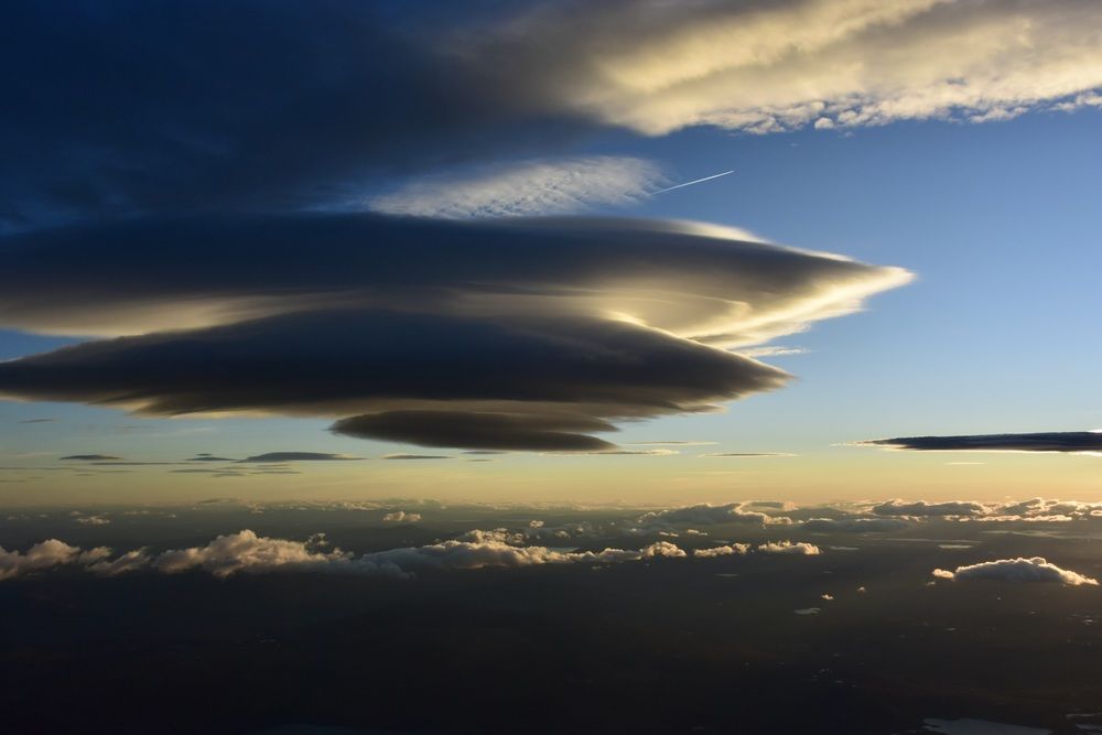 Above the clouds
