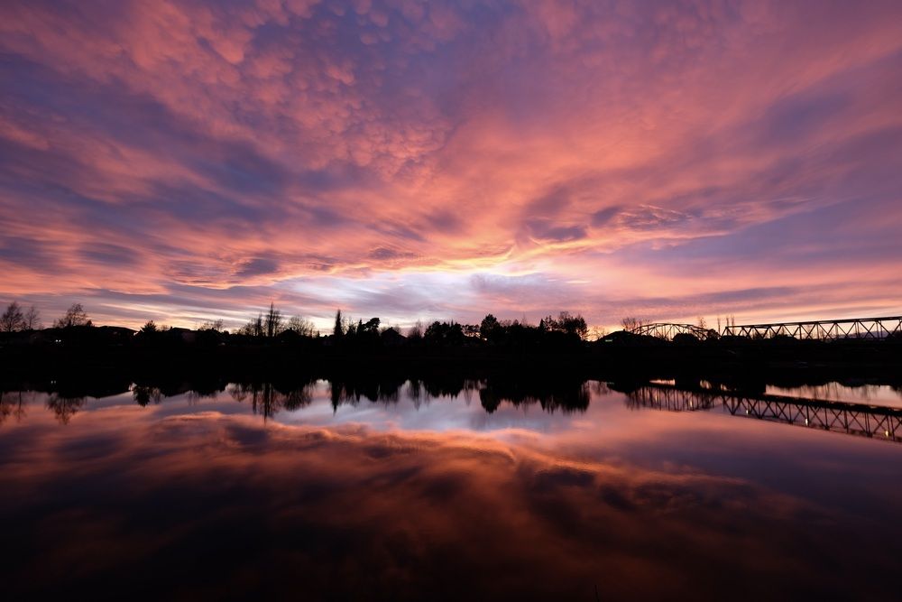 Clouds in the river