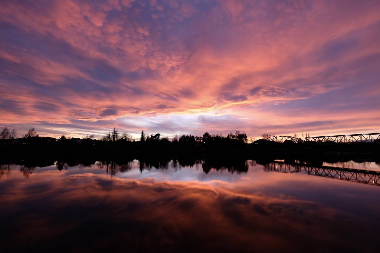 Clouds in the river